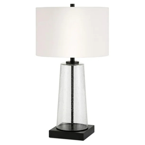 Evelyn&Zoe Traditional Tapered Seeded Glass Table Lamp - Walmart.com | Walmart (US)