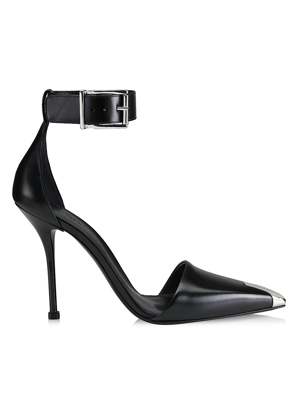 Women's Leather Point-Toe Pumps - Black - Size 9.5 - Black - Size 9.5 | Saks Fifth Avenue