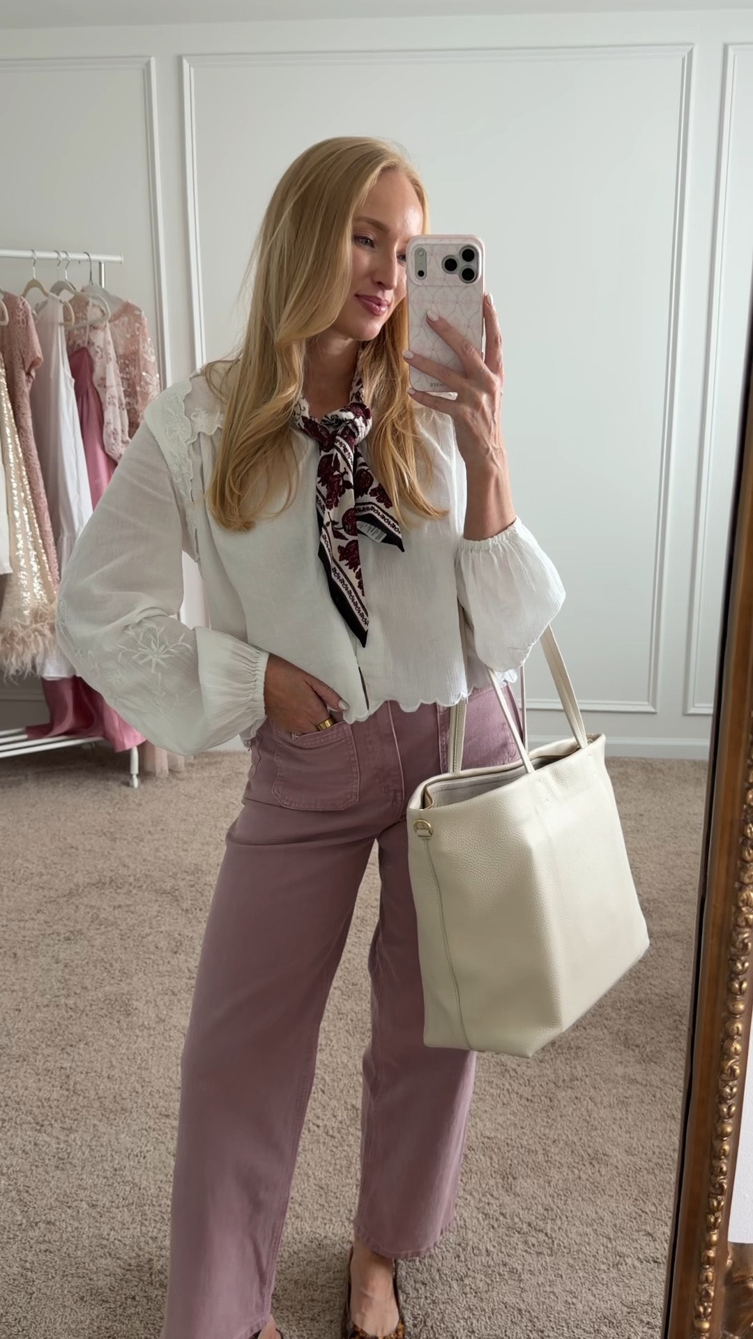 Affordable work outfit from Target! Wearing a small in the white top (it’s roomy) and a size 4 in the wide leg pants. Linking a similar bag option if this work tote is out of your budget, but if you’re on the market for a good quality genuine leather tote that will last in your wardrobe, I love this one! They have a few styles but I wanted the one with a zipper for travel. This is the ecru color. I recommend an insert for it if you like structure in your bags. 

Business casual work outfit // target fall outfit // transition outfit // target haul // target finds // September work outfit

#LTKWorkwear #LTKootd