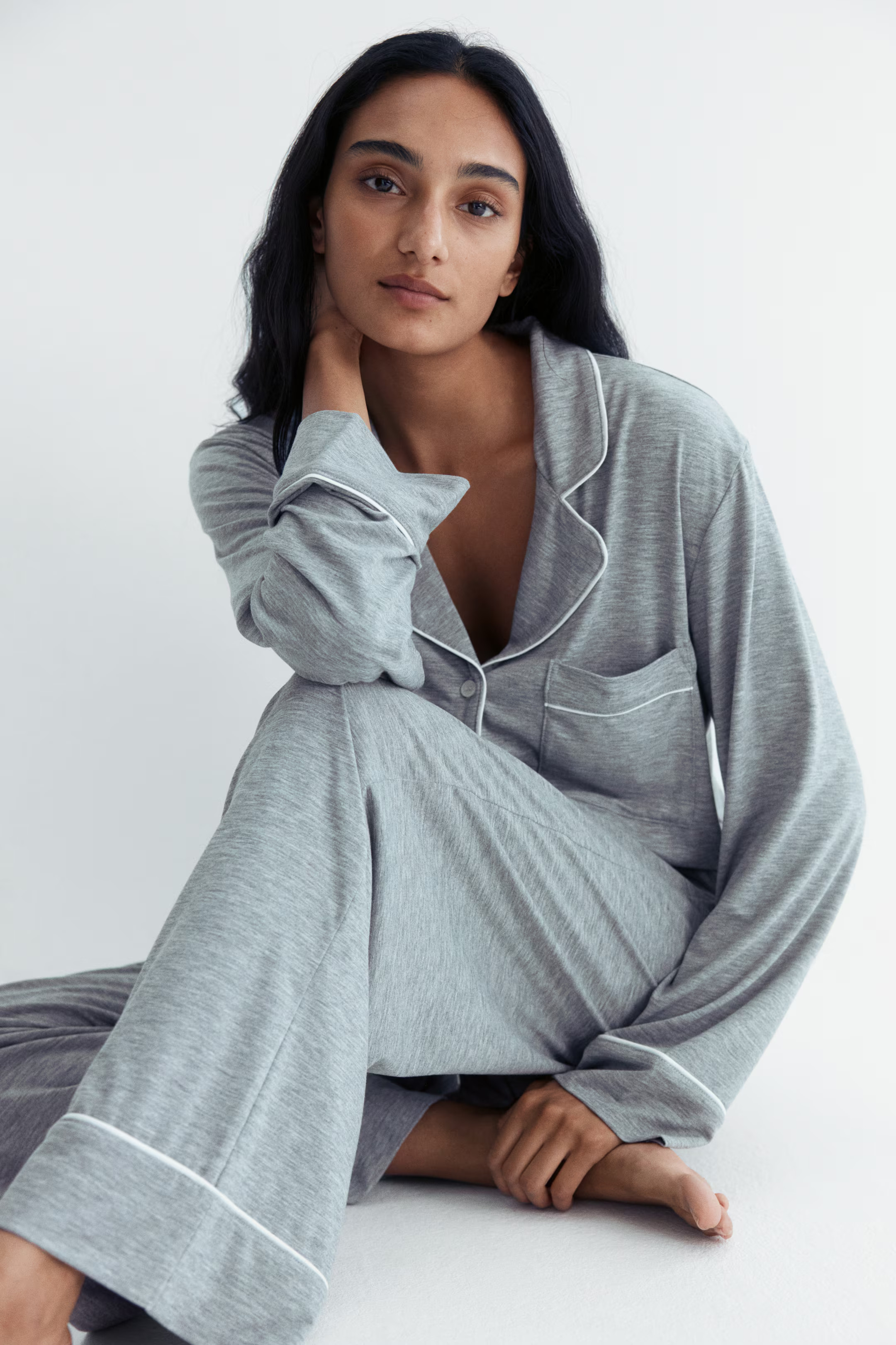 Viscose-blend pyjamas | H&M (UK, MY, IN, SG, PH, TW, HK)