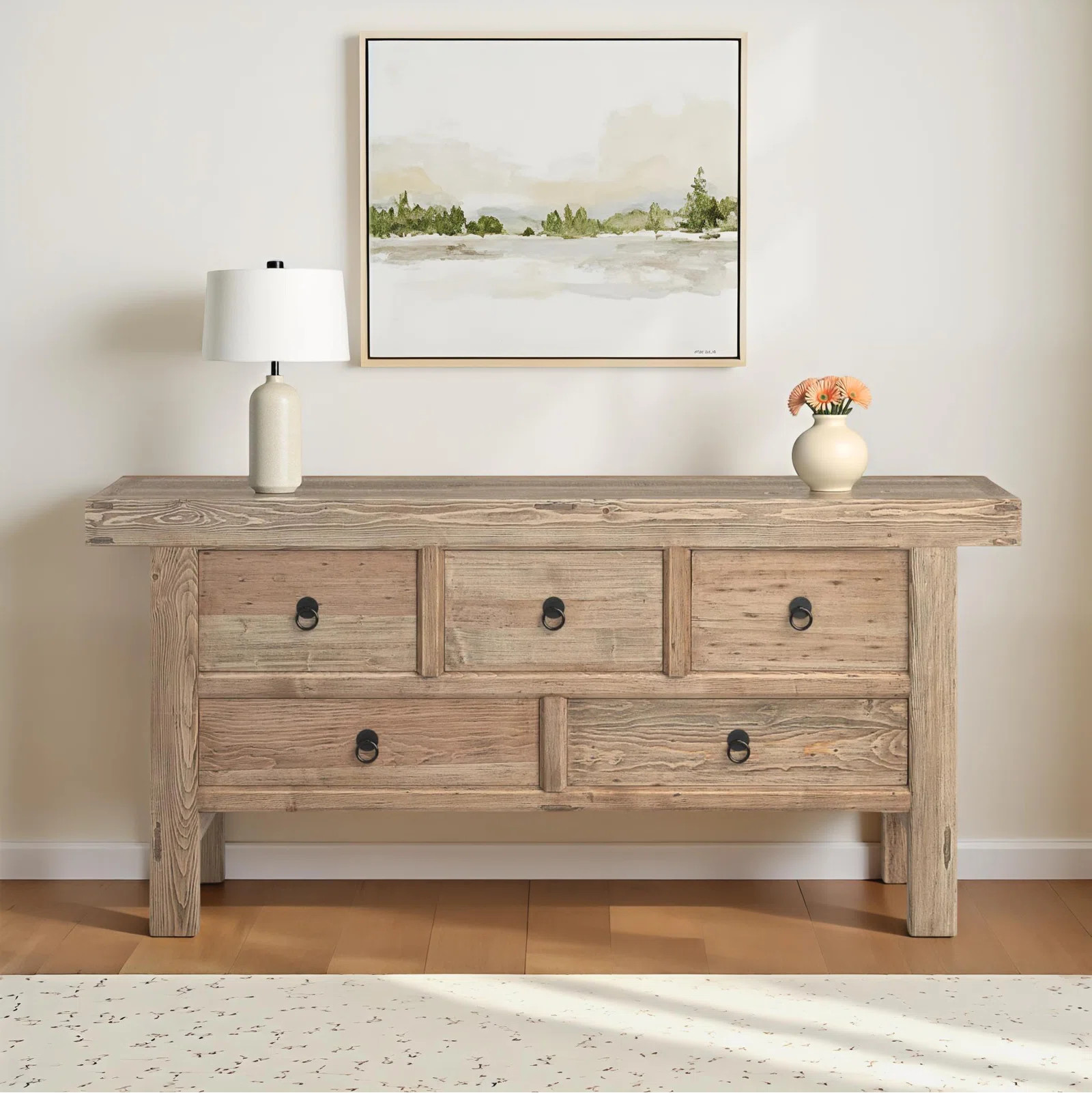 Leamont 77'' Solid Wood Sideboard | Wayfair North America
