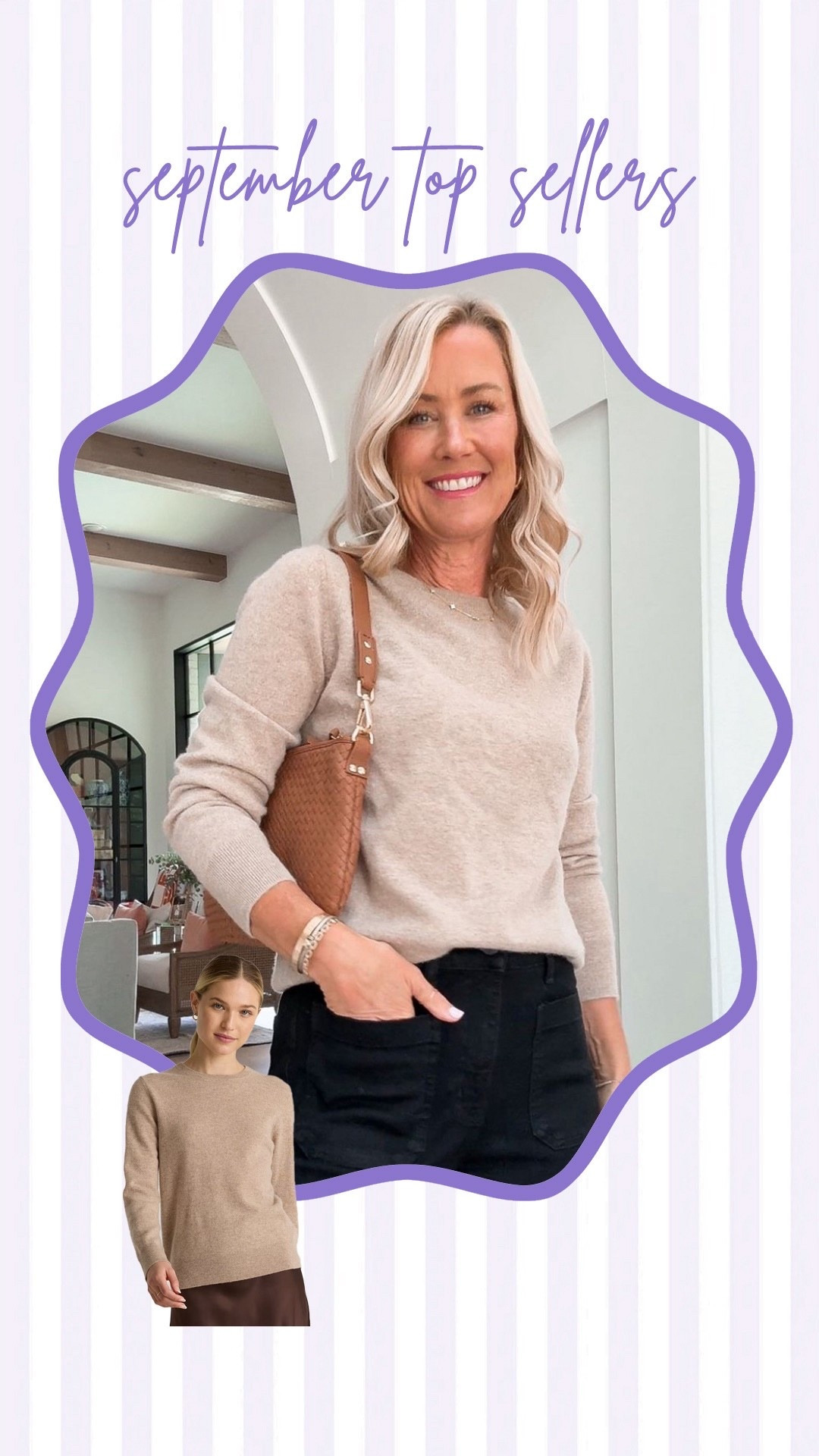 Cashmere Crewneck (Small) - September Top Sellers | Hi Sugarplum!  

#LTKFindsUnder100 #LTKSeasonal #LTKOver40