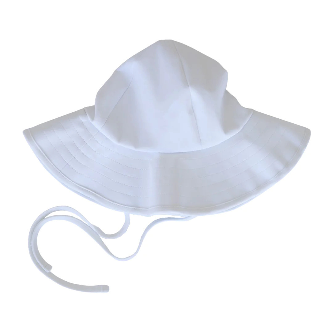 Solid Sun Hat | Shell White | Caden Lane