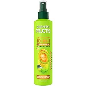 Garnier Fructis Sleek & Shine 10-in-1 for Frizzy, Dry Hair, Plant Keratin, 8.1 Fl Oz, 1 Count (Pa... | Amazon (US)