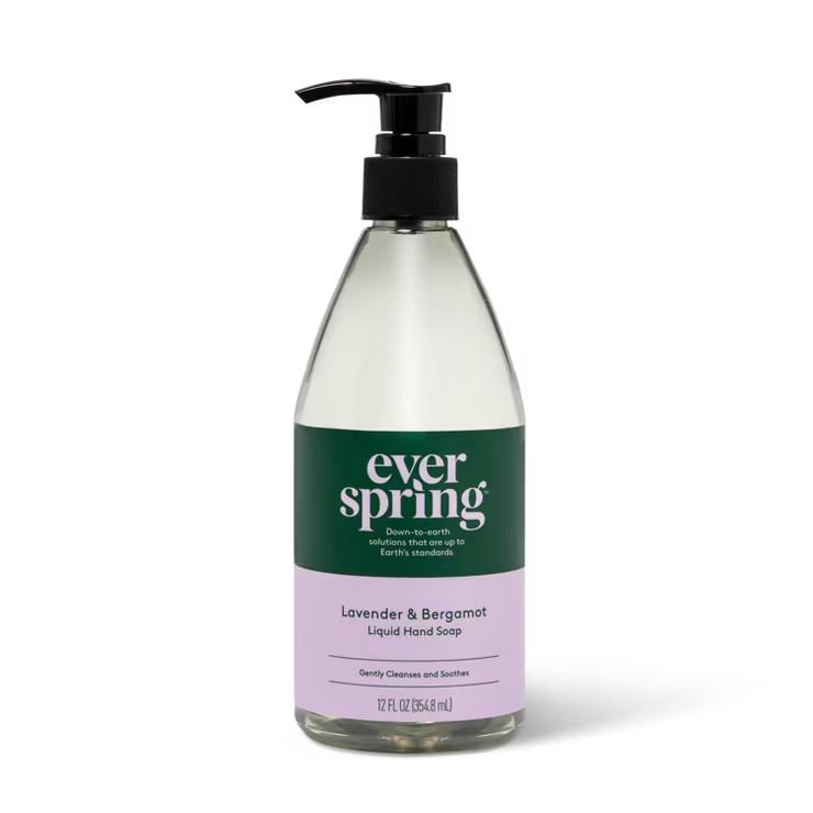 Lavender & Bergamot Liquid Hand Soap - 12 fl oz - Everspring™ | Target