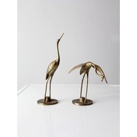 Mid-Century Brass Bird Figures Pair | Etsy (US)