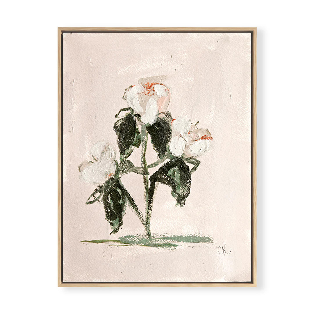 Pink Botanical No. 2 by Cady Karras Painted Art Prints | Urban Garden Prints
