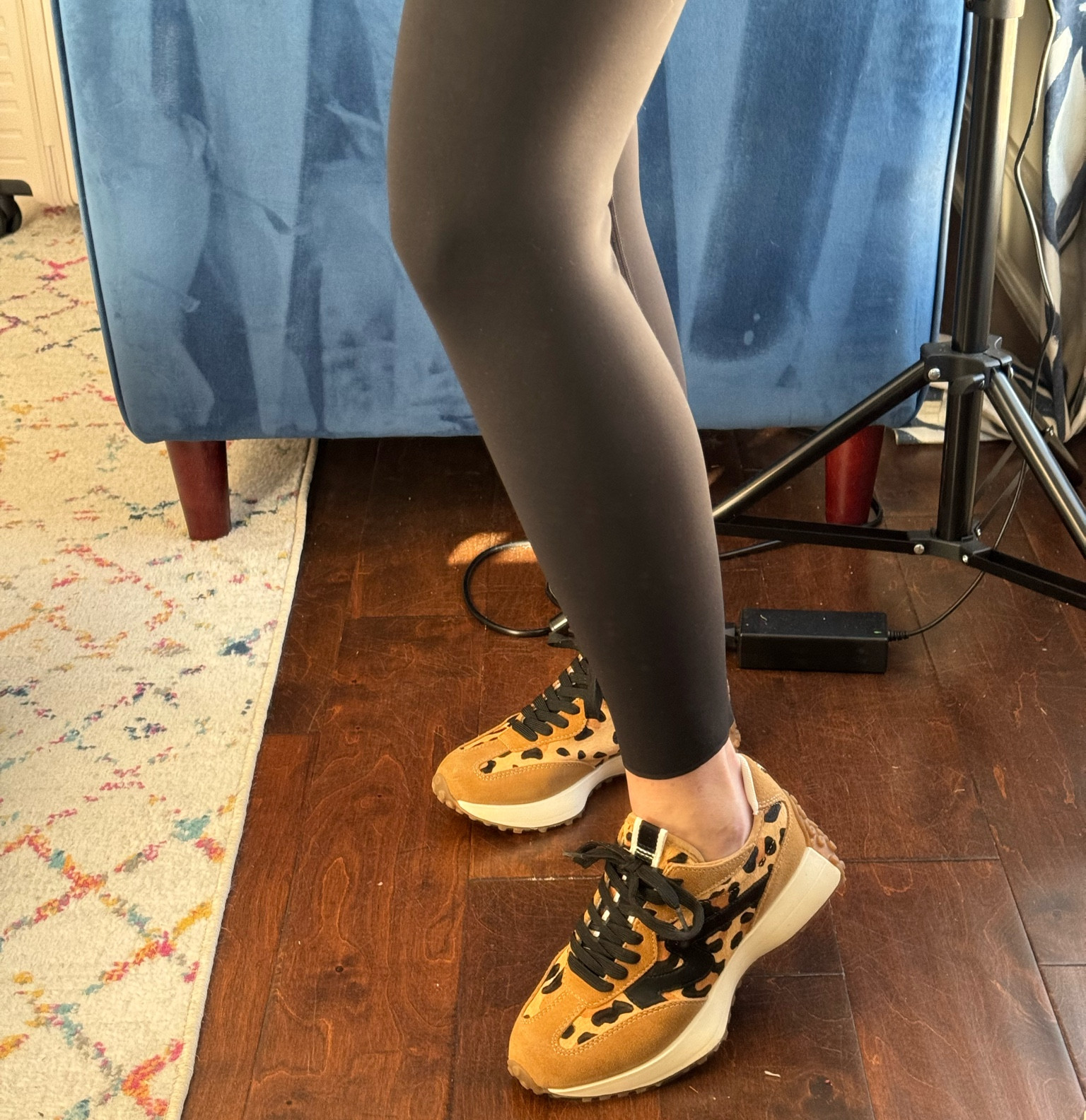 OMG! I'm live with these leopard print sneakers by Steve Madden!!! I got my true size & they're fine but it wouldn't hurt to size up by half a size. 

Sneakers
Activewear
Athleisure
Leopard print
Trendy
#stylewithserena
#fashionover50

#LTKShoeCrush #LTKPetite #LTKActive