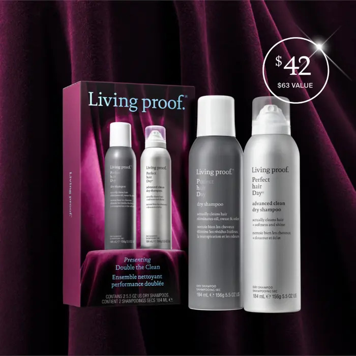 Living proof® Presenting Double the Clean - Dry Shampoo Kit $63 Value | Nordstrom | Nordstrom