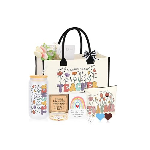 Teacher Appreciation Gifts for Women, Thank You & End of Year Gifts for Women Teachers Set of 10 | Amazon (US)