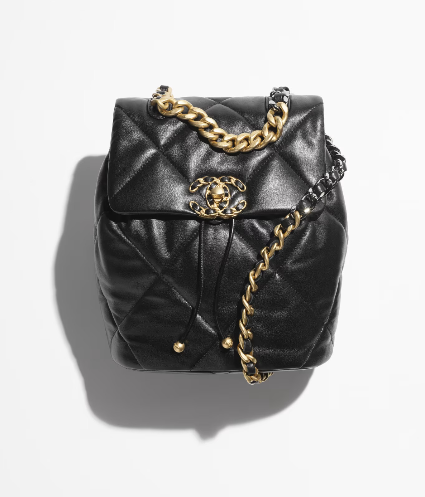 Shiny Lambskin, Gold-Tone, Silver-Tone & Ruthenium-Finish Metal | Chanel, Inc. (US)