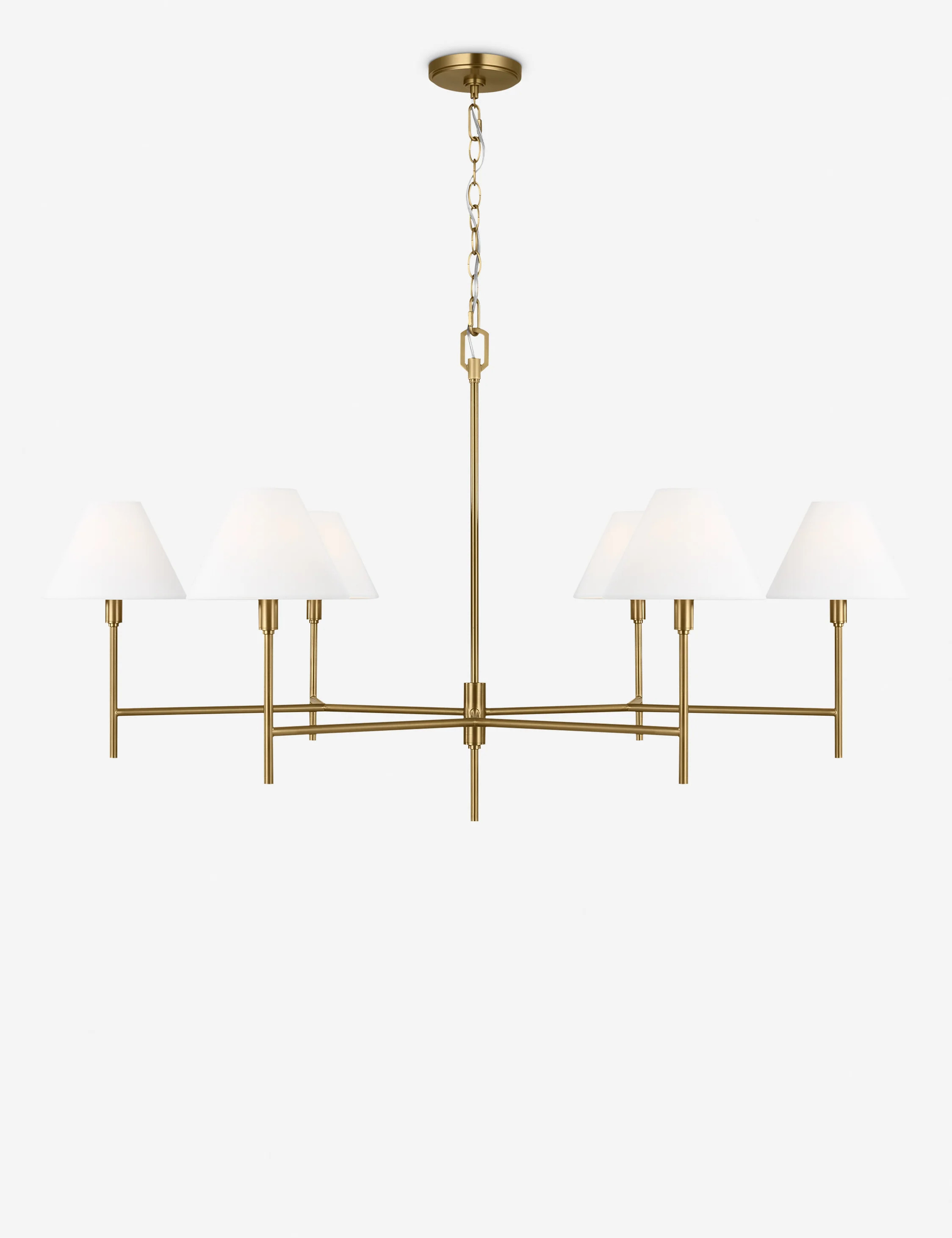Mansfield Chandelier, Burnished Brass, 48"Dia | Lulu and Georgia 