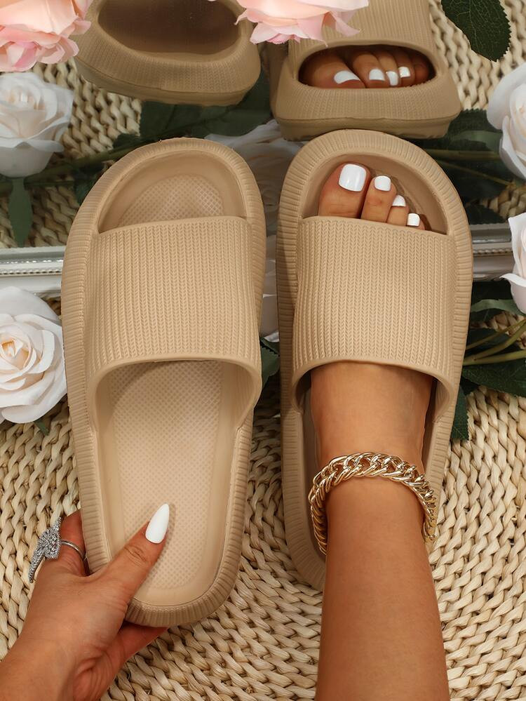 Minimalist Single Band Slides | SHEIN