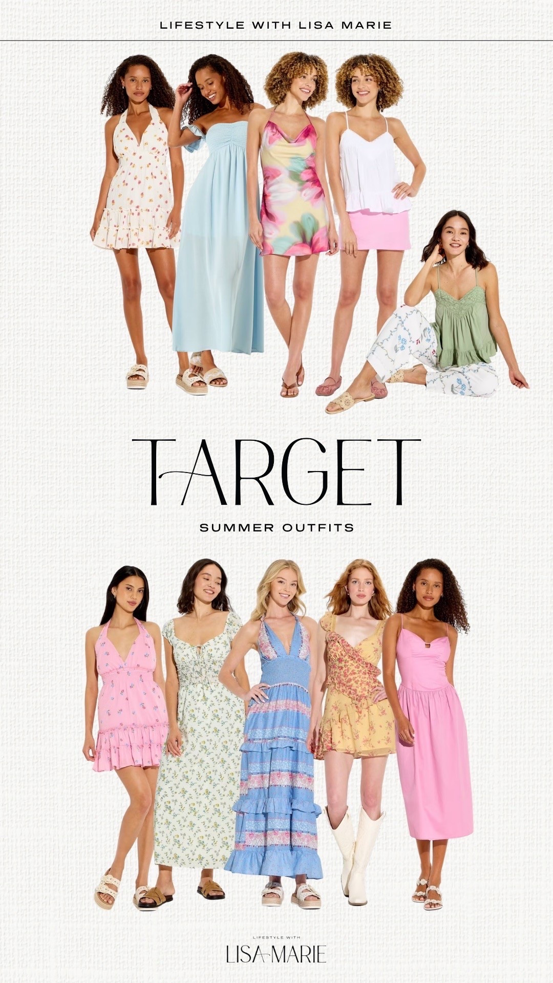 New Target arrivals! Summer mini, midi, maxi dresses and outfits in pastel colors and floral print. Perfect for a shower, vacay, beach getaway, resort, cruise or event. Yellow, blue, green and pink elevated casual outfits. Dresses and outfits for warm weather.

#LTKootd #LTKSeasonal #LTKPetite