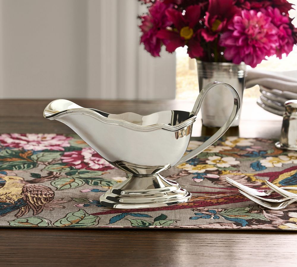 Heritage Silver Gravy Boat | Pottery Barn (US)