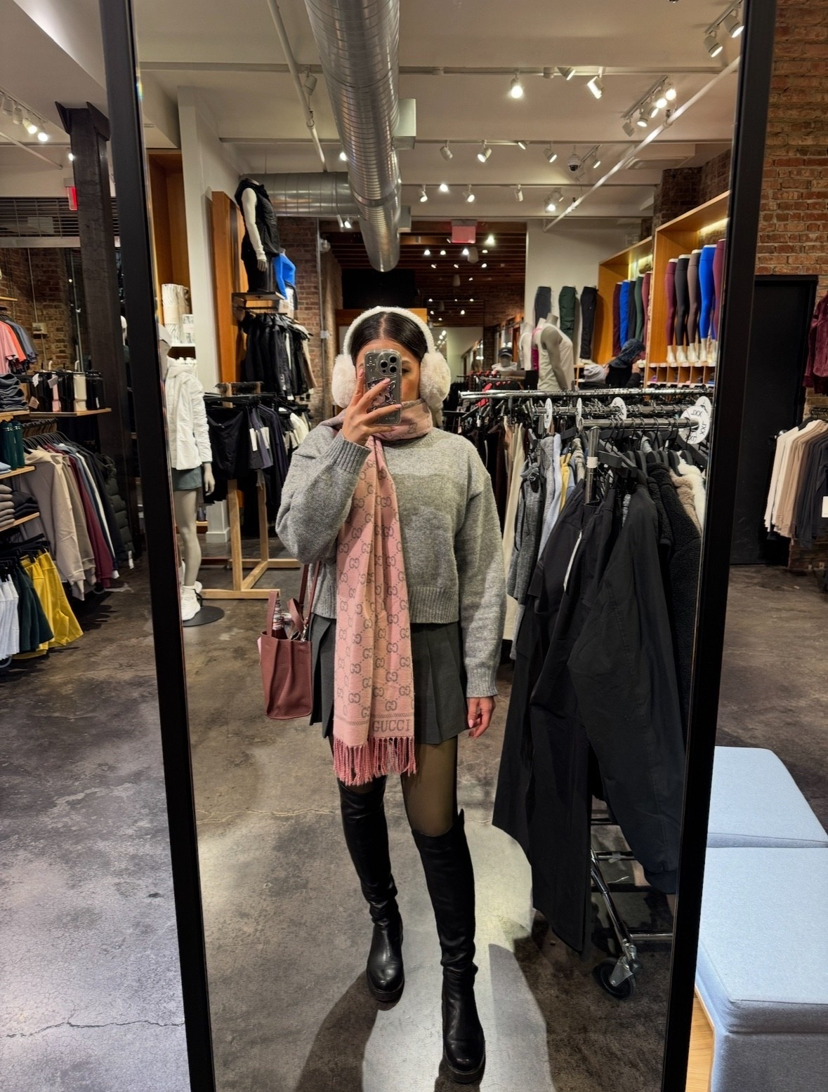 My go to cozy and warm outfit for the winter: oversized sweater, mini skirt, and fleece tights that look sheer to keep me warm 😍

#LTKFindsUnder100 #LTKgrwm #LTKootd
