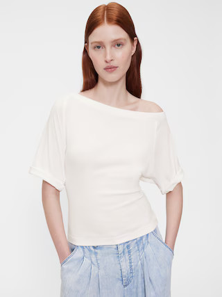 GapStudio Modern Off-Shoulder Top | Gap (US)