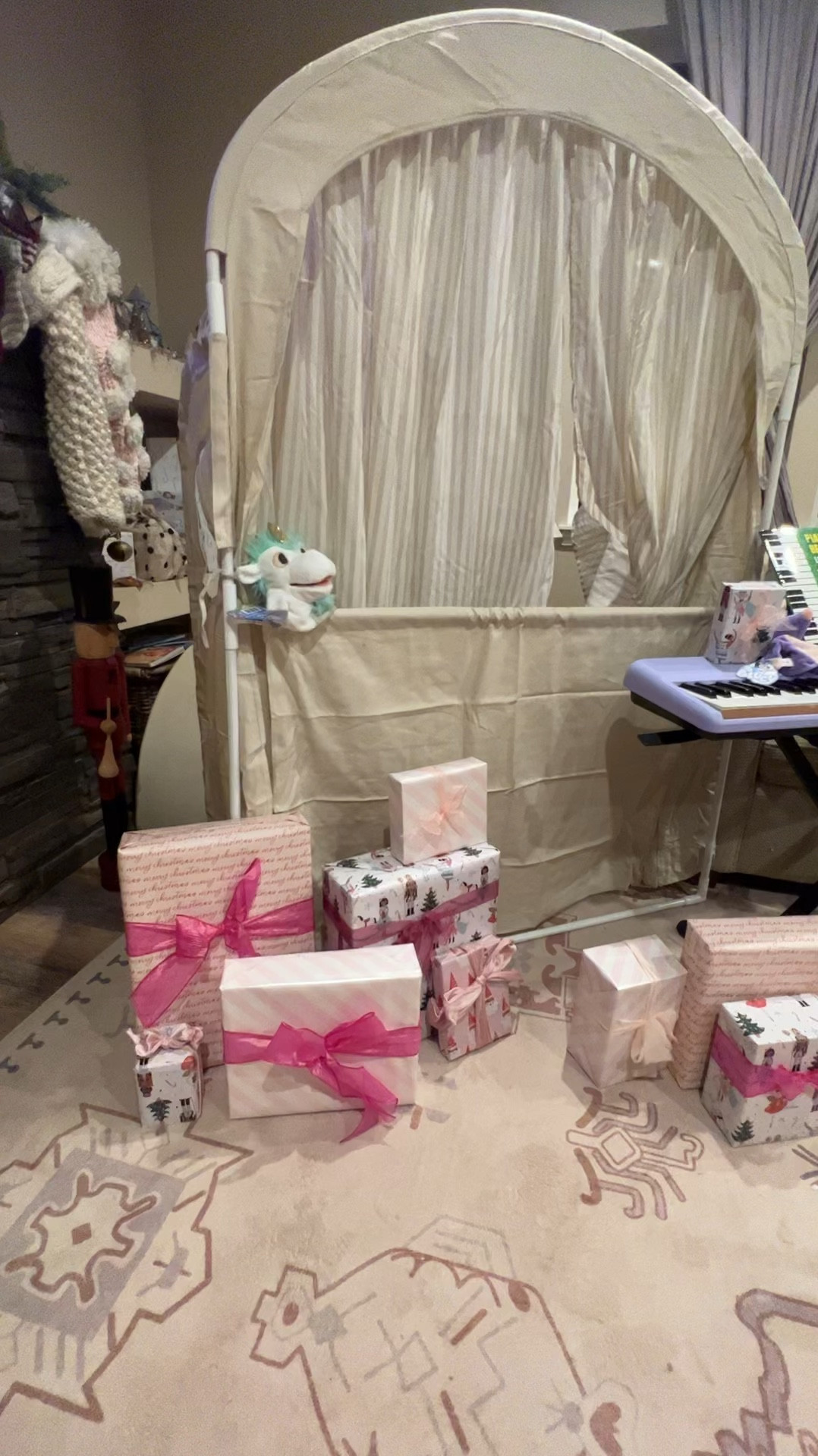 Christmas pile for a 7 year old girl 

#LTKWatchNow #LTKHoliday #LTKGiftGuide