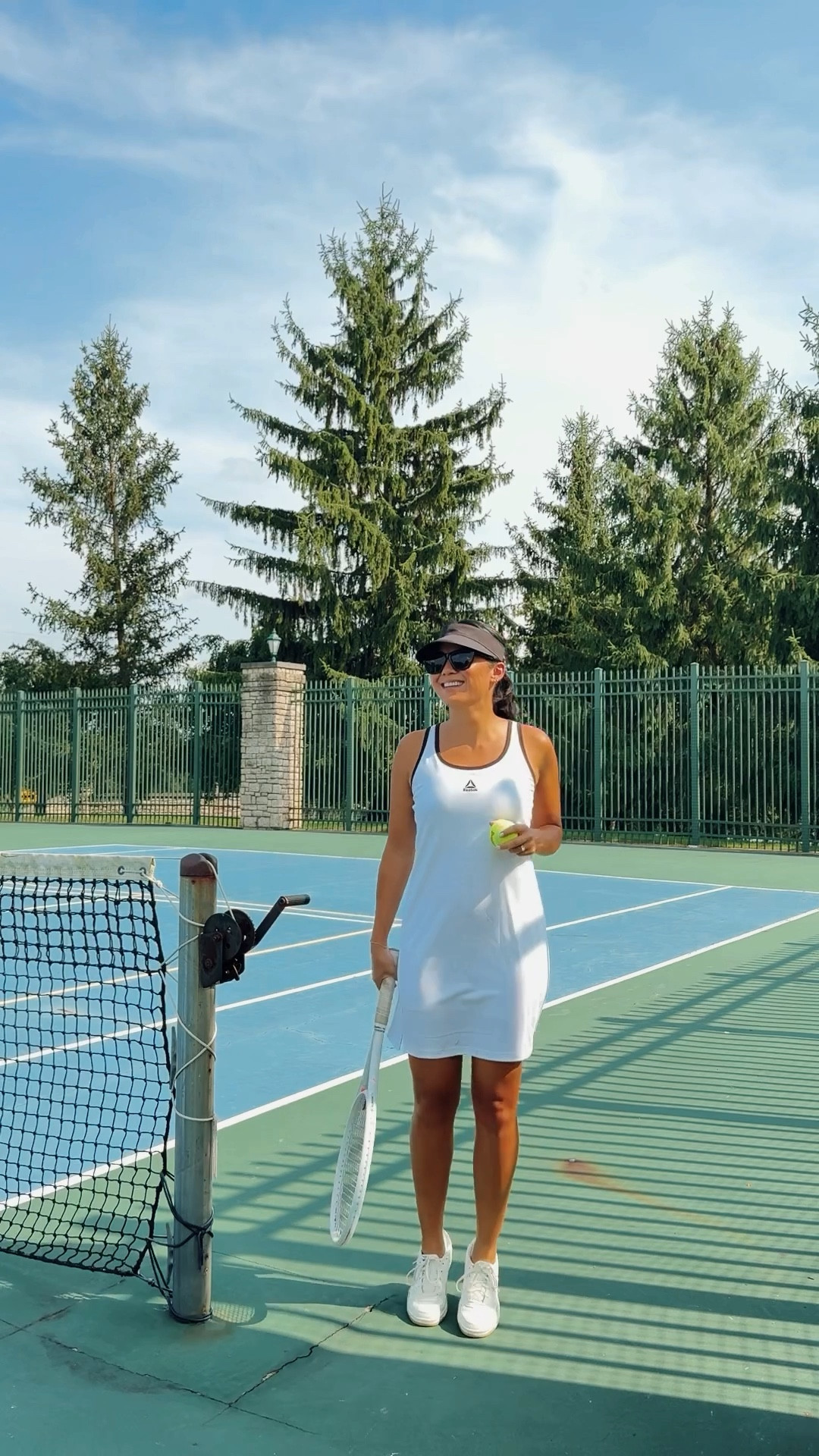 Do yourself a favor and order every color of this Reebok tennis dress on @walmart #walmartpartner #walmartmusthaves Jeff agrees, his shirt and shorts are SO cute, comfy, and such a classic staple! They even come in kids sizes! 

#LTKFitness #LTKActive #LTKMens