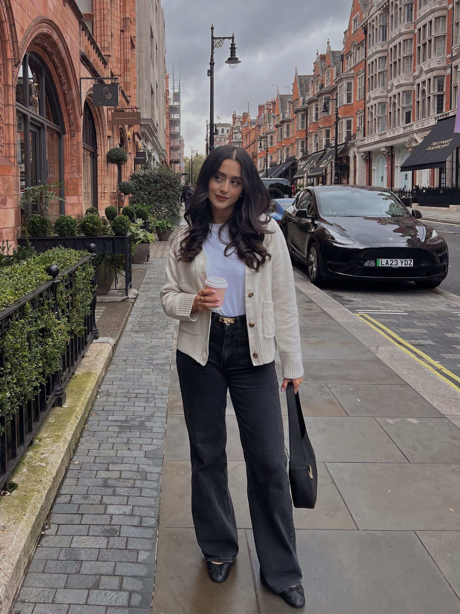 Khaite cardigan dupe, cardigan, beige cardigan, neutral outfit, minimal outfit, autumn outfit, fall outfit, casual outfit, London style, new in, fall trends, autumn trends, wide leg jeans, black jeans, black belt, ballet flats, ballet flats outfit, Mary Jane flats, coffee date outfit, city outfit, chic outfit, old money style, katie loxton bag

#LTKitbag #LTKfindsunder100 #LTKstyletip