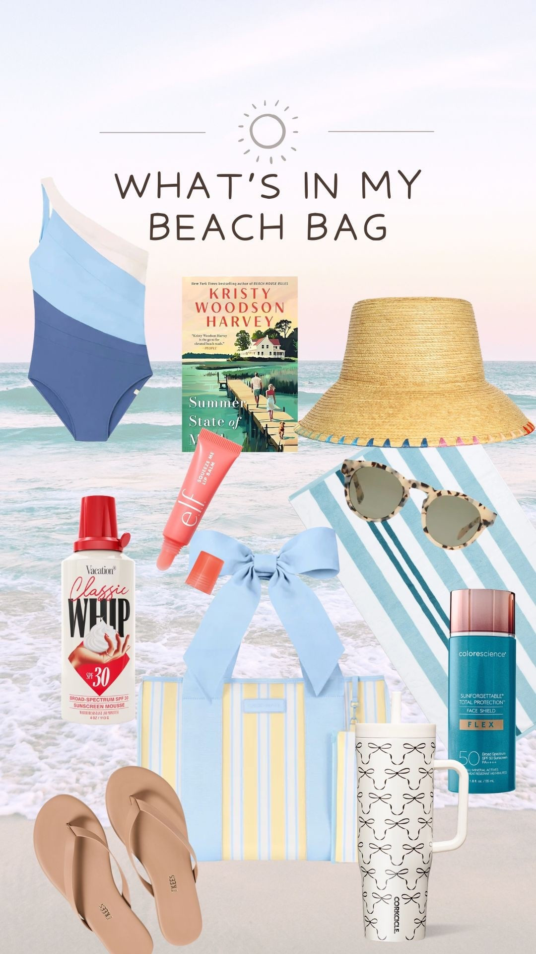What’s in my beach bag 

#LTKootd #LTKOver40 #LTKSeasonal