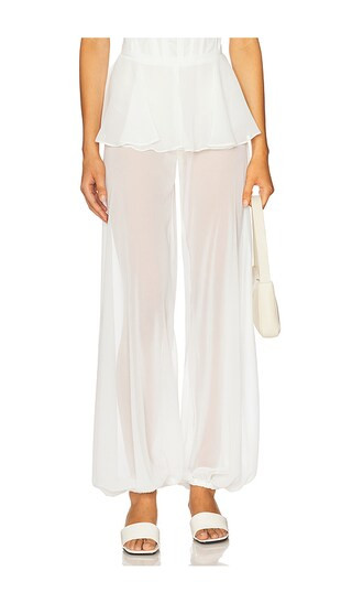 Lissett Soft Balloon Pant in Ivory | Revolve Clothing (Global)