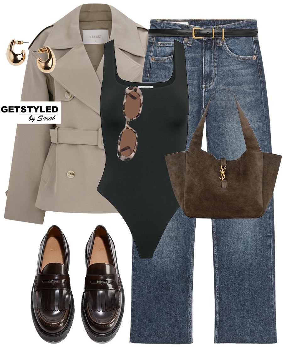 Crop trench coat styling 🙌🏼

#LTKshoes #LTKstyletip #LTKspring