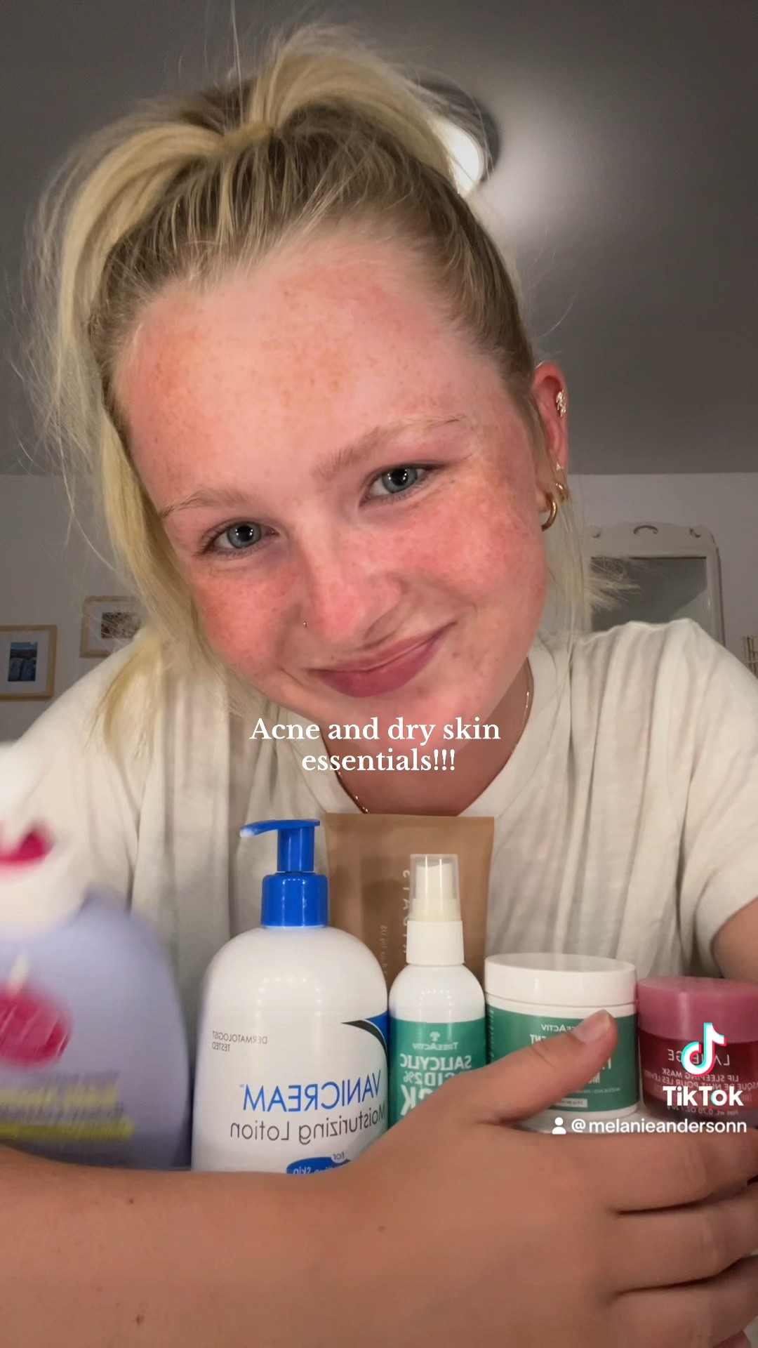 Dry and acne prone skincare!!!! 

Treeactive, vanicream, eos and laneige 

#LTKBeauty #LTKVideo #LTKStyleTip