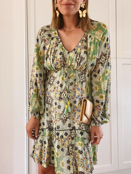 Loving the print  on this dress from Nordstrom 💚 size small 
Linking up more from the same designer

#LTKstyletip