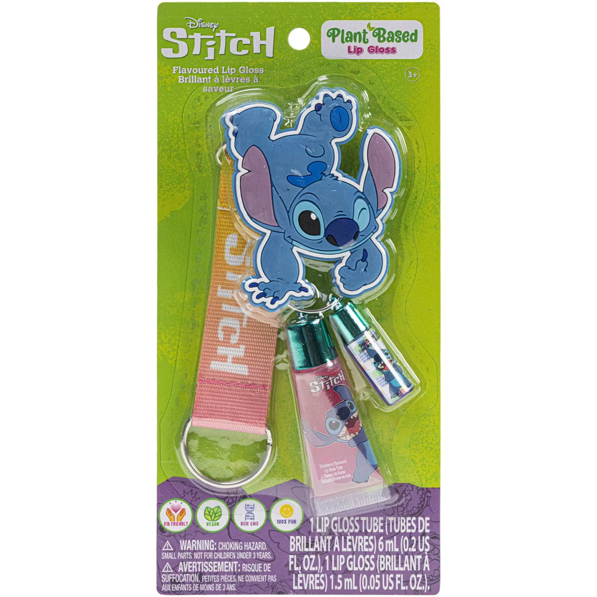 Disney Stitch Lip Gloss Keychain | Target
