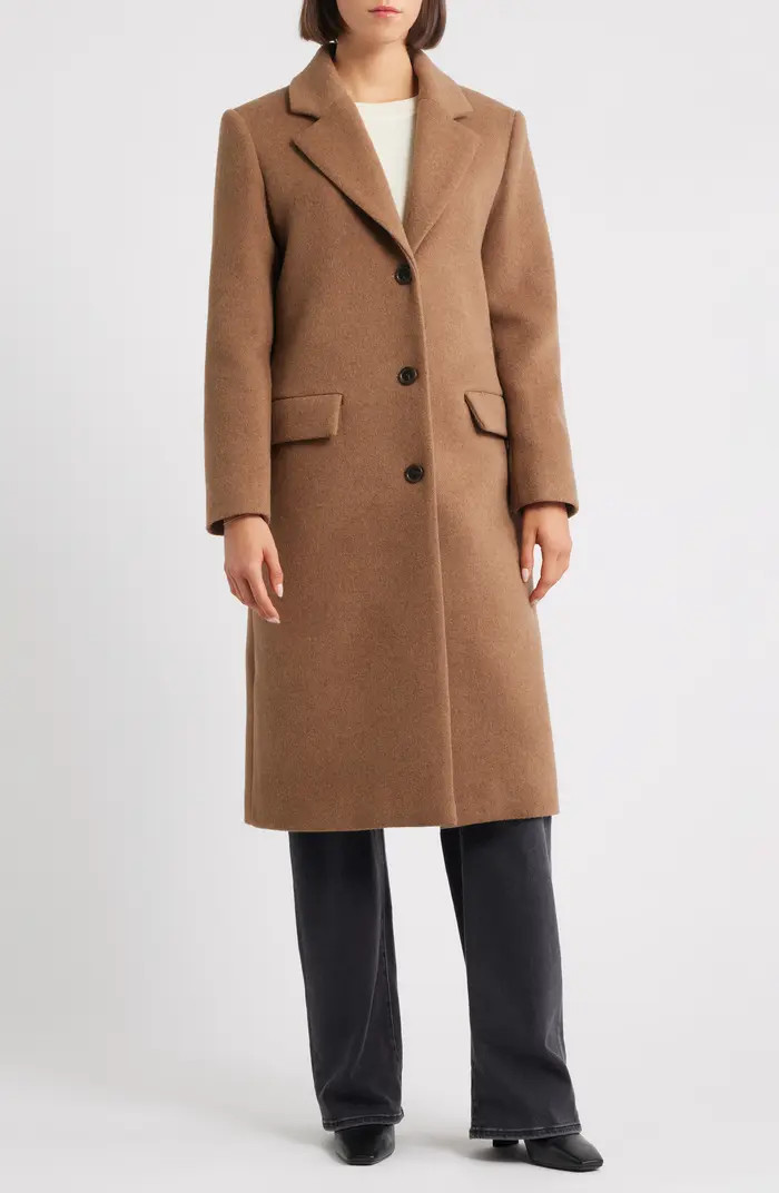 HiSO Virgin Wool & Cashmere Blend Coat | Nordstrom | Nordstrom