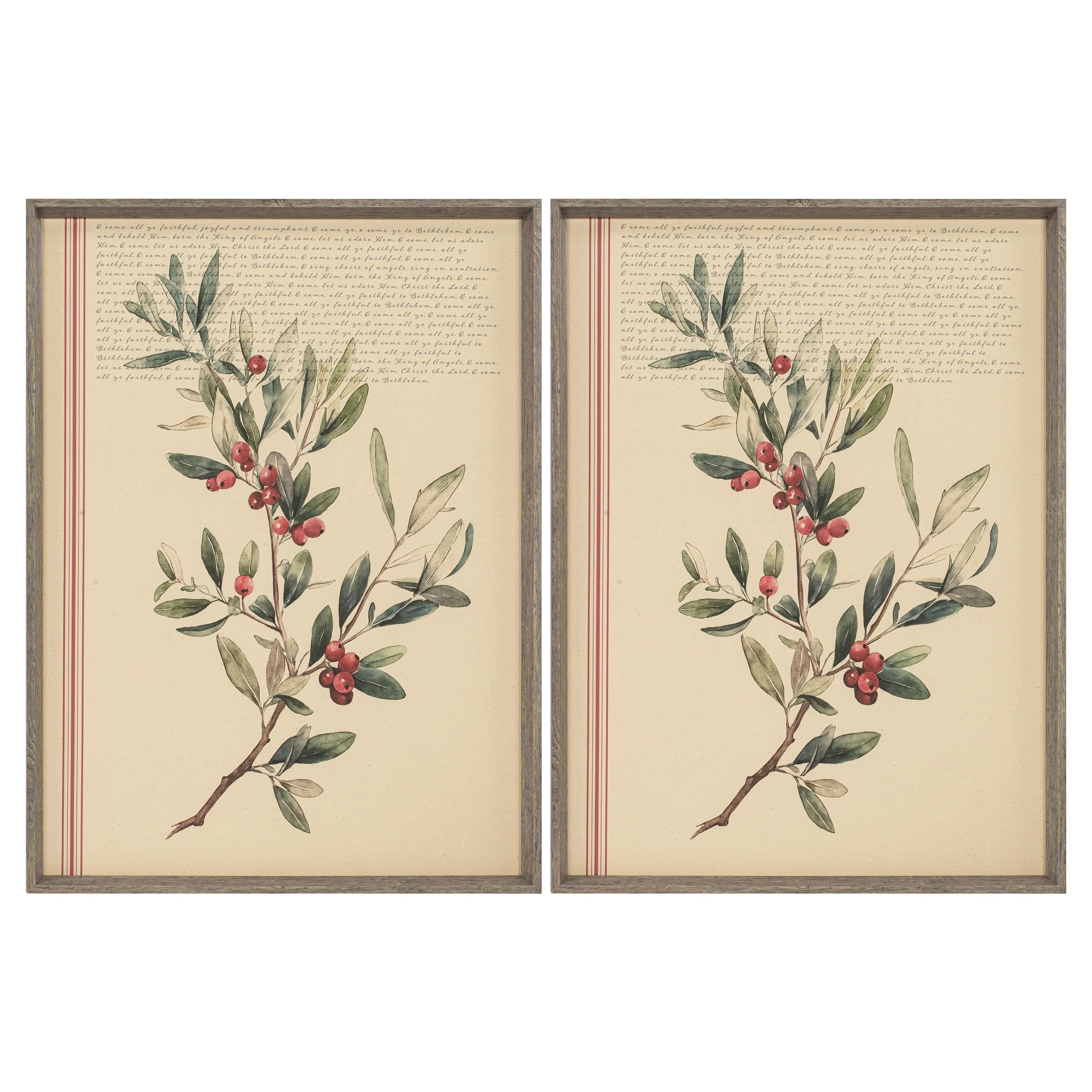 My Texas House Christmas Classics Framed Holiday Wall Art 18x24 | Walmart (US)