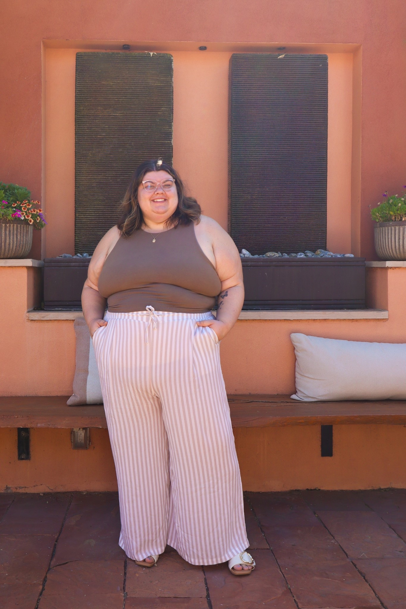 Striped linen pants perf for vacation 🌴

#LTKSummerEdit #LTKPlusSize #LTKFindsUnder100