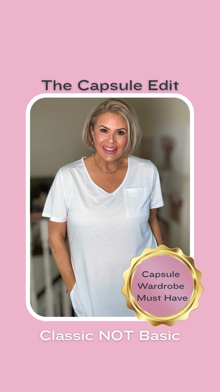 The unsung hero of a great wardrobe?
A white tee that’s classic… but definitely NOT basic.

This one checks every box for a capsule wardrobe piece:

• elongated length with a slightly longer back
• great arm coverage
• lightweight and breathable (but not see-through 🙌)
• the perfect V-neck to show off your favorite jewelry
• easy for tucking, layering, or wearing on its own
• inclusive sizing 

It’s one of those pieces you reach for again and again — and when you find a good one, you grab it in multiple colors.

And the best part? The price point is so good.

Trust me… this is a capsule wardrobe must-have.

#BougieOnABudget approved 💕

#CapsuleWardrobe
#ClassicStyle
#EverydayStyle
#AmazonFashionFinds

white t shirt outfit women, capsule wardrobe essentials women, classic white tee outfit ideas, amazon fashion capsule wardrobe, flattering v neck t shirt women, lightweight white tee women, layering basics wardrobe essentials, everyday minimalist fashion pieces, classic casual outfit ideas women, affordable capsule wardrobe basics, versatile white t shirt styling, amazon fashion basics women

#LTKPlusSize #LTKMidsize