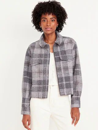 Relaxed Flannel Jacket | Old Navy (US)