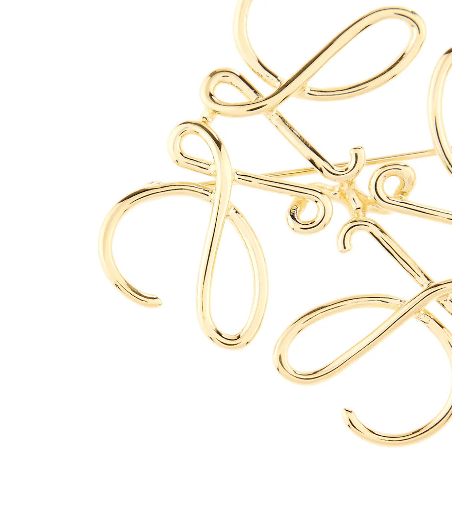 Gold Anagram Brooch | Harrods