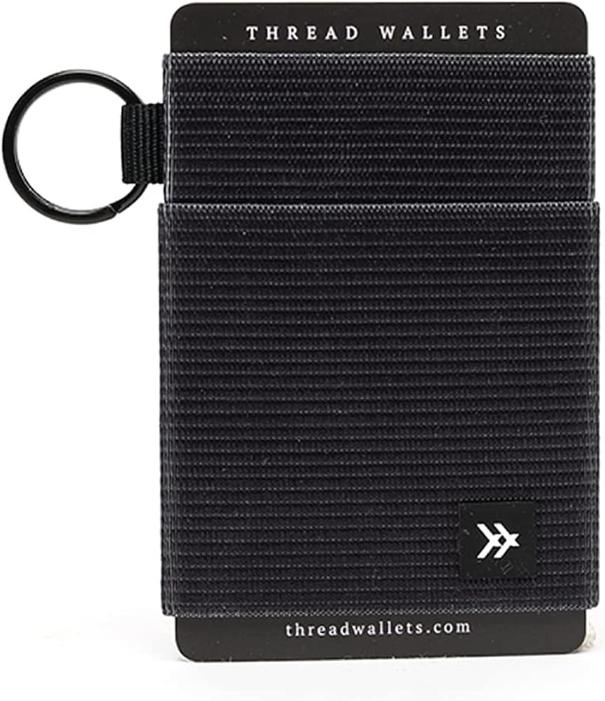 Slim Minimalist Elastic Wallet for Men & Women | Small Credit Card Holder for Front Pocket | Amazon (US)