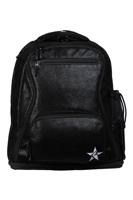 Faux Suede in Black Rebel Dream Bag Plus with Black Zipper | Rebel Athletic