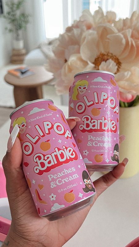omg, the new olipop barbie peach & cream flavor is so so gooood 😍💖
