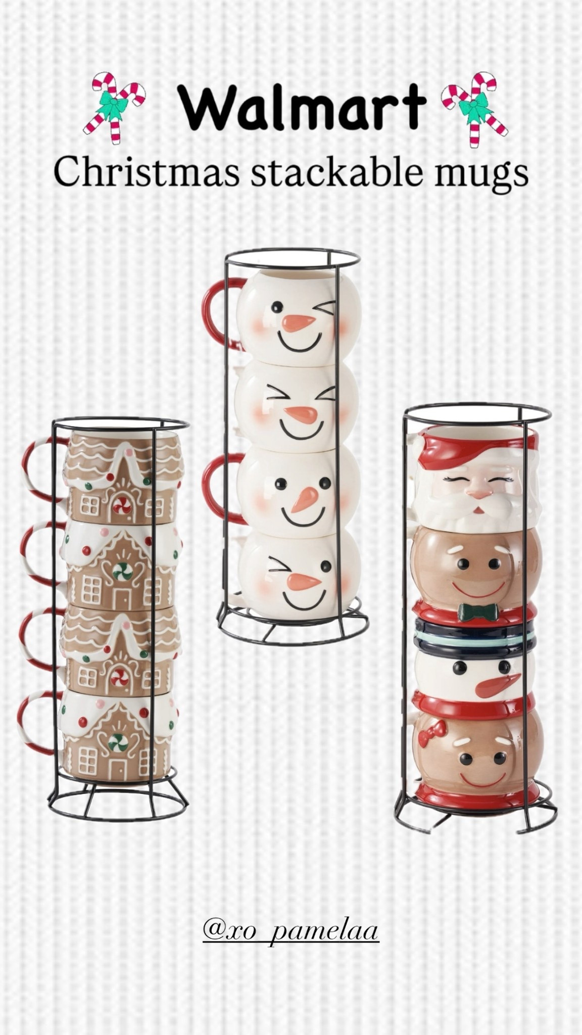 WALMART ❤️ Christmas Stackable Mugs

#LTKSeasonal #LTKHoliday #LTKHome