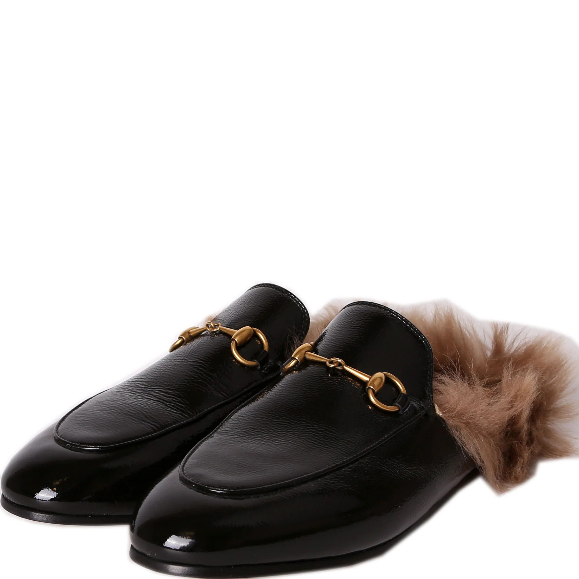 Princetown Fur Mules Size 39.5 | Keeks Designer Handbags
