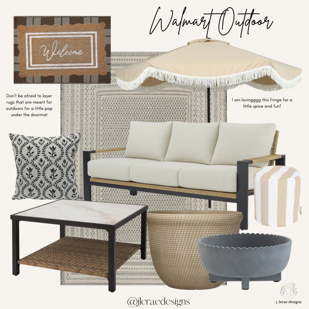 Turn your patio into a cozy retreat with Walmart decor. Enjoy the outdoors while hosting friends and family. Pick from affordable items like fringed umbrella, comfy seating, and natural textured planters to set the mood. Experience outdoor living and create memories with decor that fits your style. Upgrade your patio today with Walmart's budget-friendly choices.

#LTKFamily #LTKSeasonal #LTKFindsUnder100