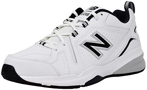 New Balance Men's 608 V5, White/Black/Silver Metallic, 10.5 X-Wide | Amazon (US)