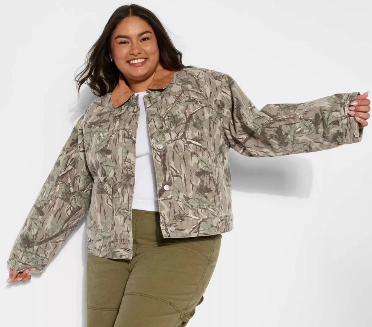 Camo jacket from target restocked in XS - xxl 

#LTKGiftGuide #LTKHoliday #LTKFindsUnder50