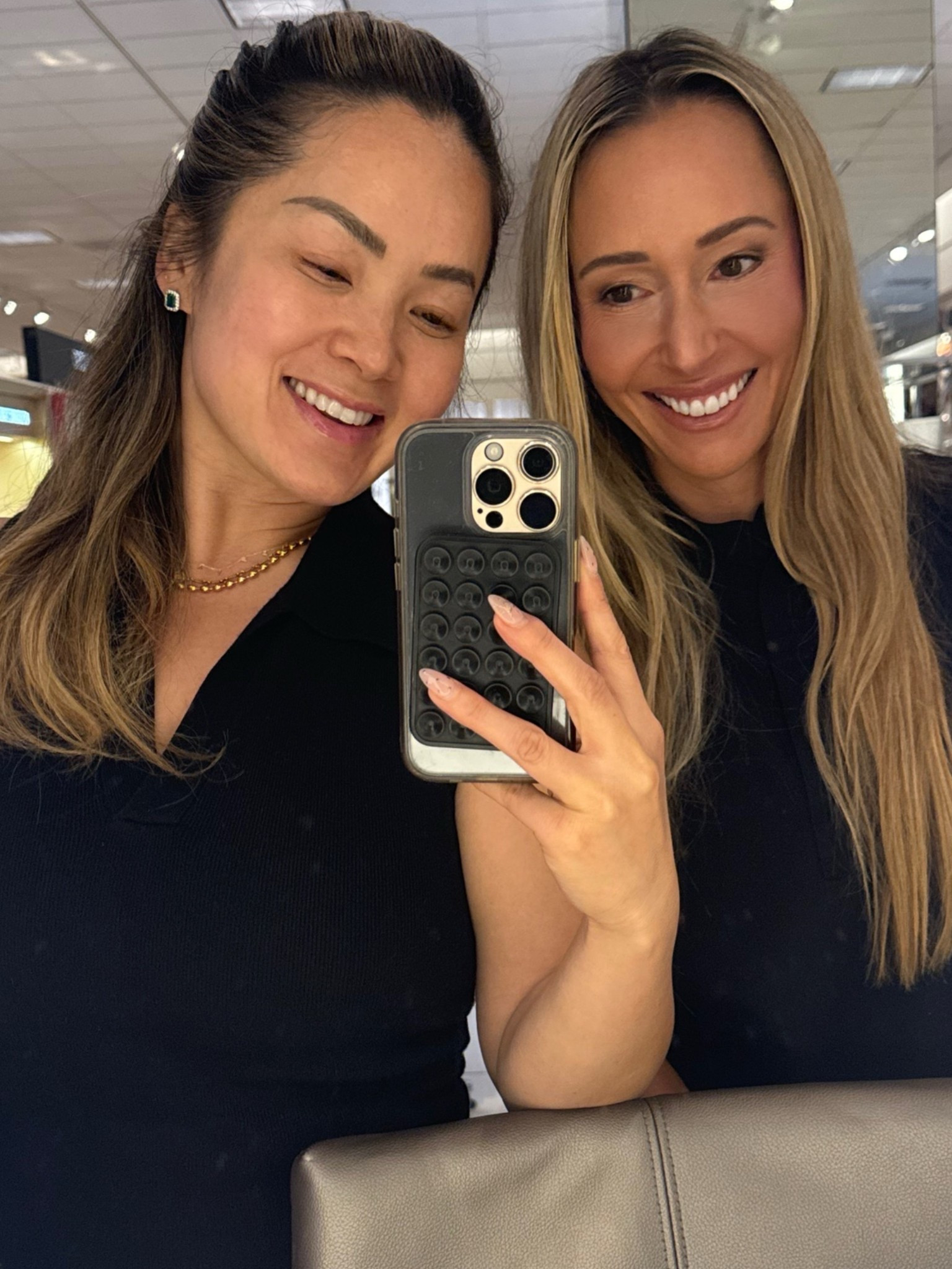 One of my favorite products to help with hydration will always be Augustinus Bader! Also to correct darkness but not enhance the lines and wrinkles I would choose Kosas corrector over and over again, applying with a sponge!