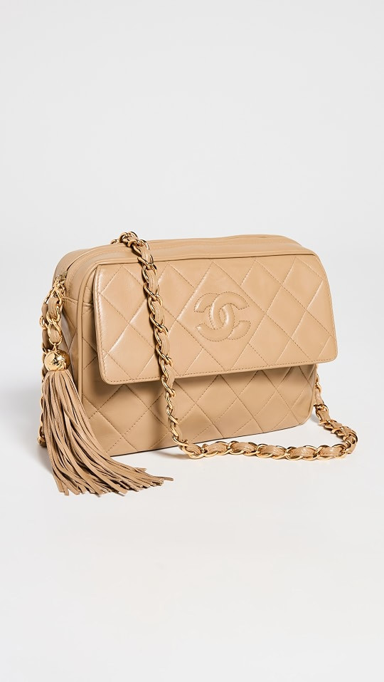 Chanel Beige Lambskin Pocket Camera | Shopbop
