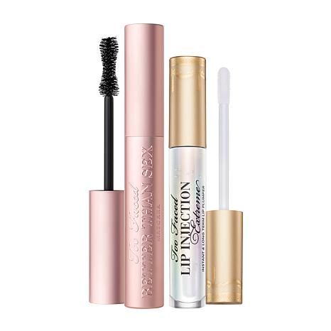Too Faced Better Than Sex Mascara & Lip Injection Extreme Lip Plumper | HSN