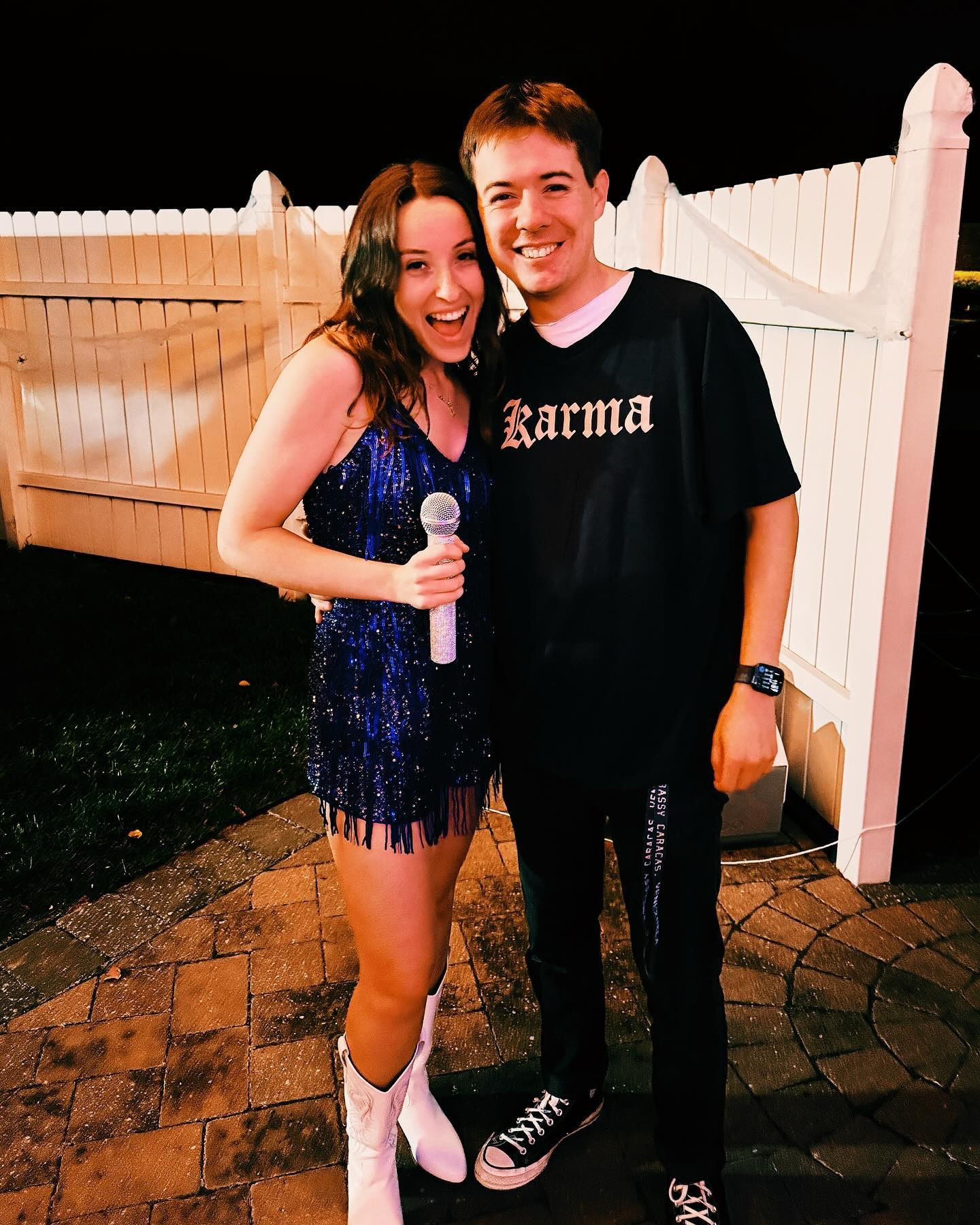 karma is our boyfriends 🎤 Taylor swift and Karma Halloween costume (Travis kelce!) 💭



#LTKSeasonal #LTKootd #LTKU