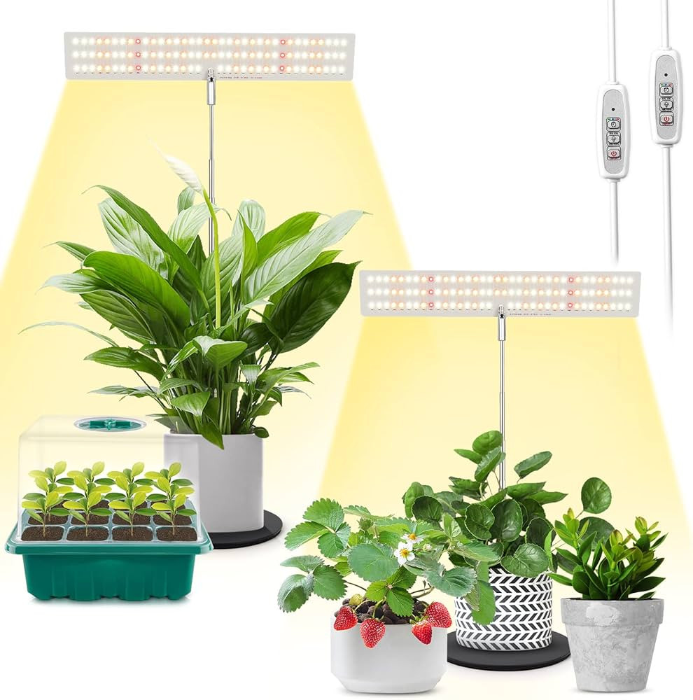 LORDEM Grow Light for Indoor Plant, Full Spectrum LED Plant Light, Height Adjustable Growing Lamp... | Amazon (US)