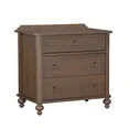 My Texas House Hartwell 3 Drawer Nightstand with USB, Heritage Oak | Walmart (US)